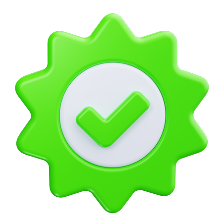 Verifiziert  3D Icon