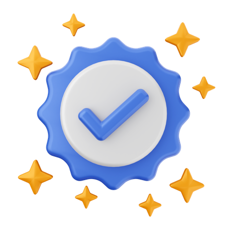 Verifiziert  3D Icon