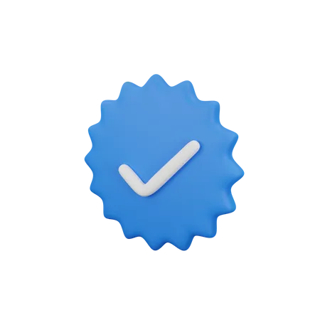 Verifiziert  3D Icon