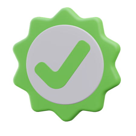 Verifiziert  3D Icon