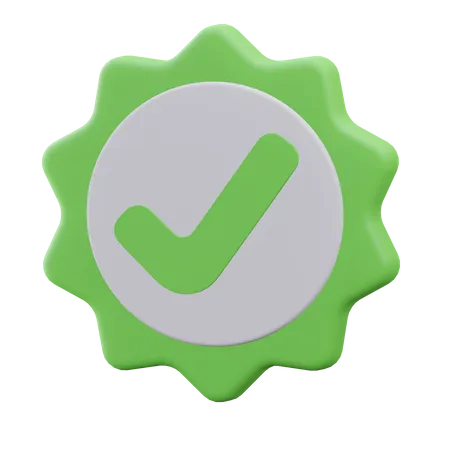 Verifiziert  3D Icon