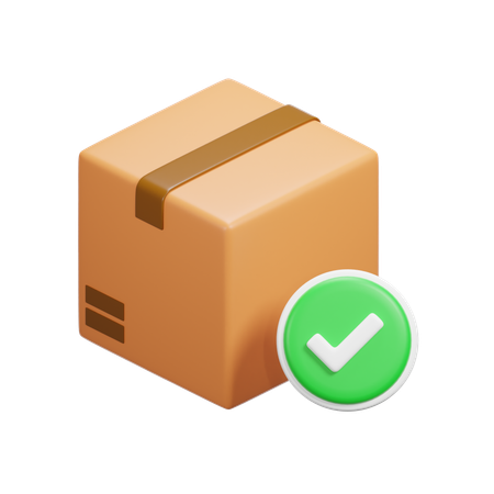 Verifizierte Box  3D Icon