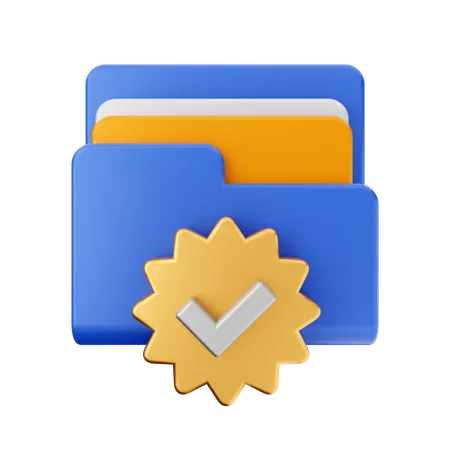 Verifizierte Datei  3D Icon