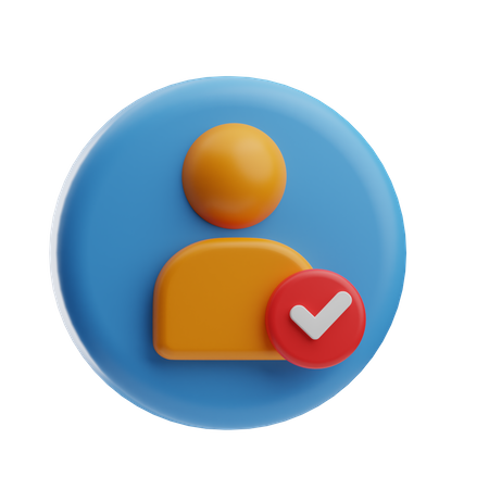 Verifizierter Benutzer  3D Icon