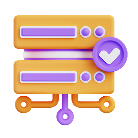 Verifizierter Server  3D Icon