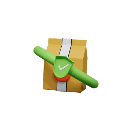 Verifiziertes Paket  3D Icon