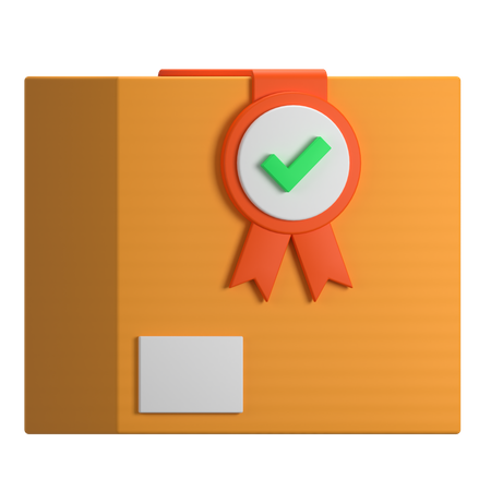 Verifiziertes Paket  3D Icon