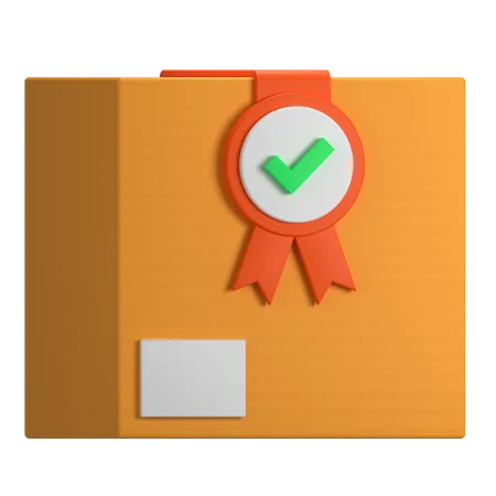 Verifiziertes Paket  3D Icon