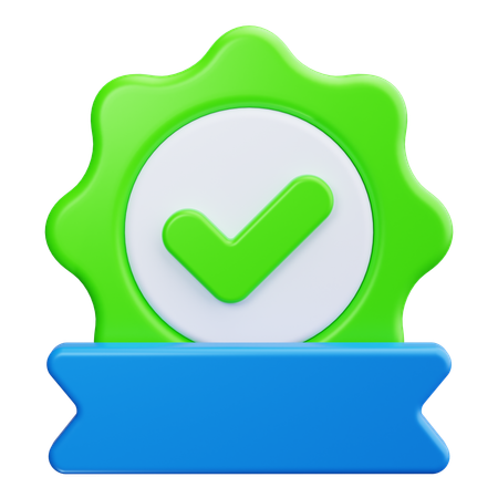 배지 확인  3D Icon