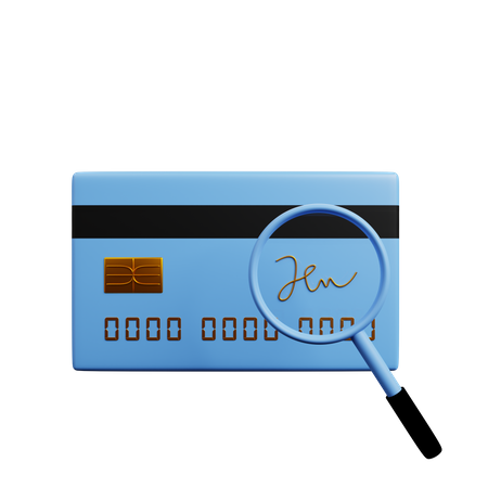 Verify Card Owner  3D Illustration