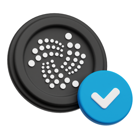 Verify Iota  3D Icon