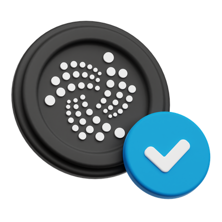 Verify Iota  3D Icon