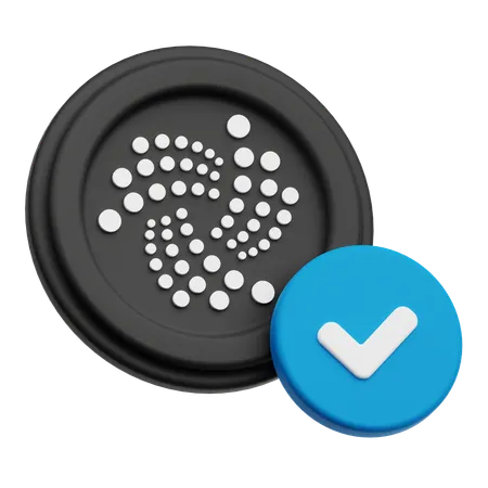Verify Iota  3D Icon