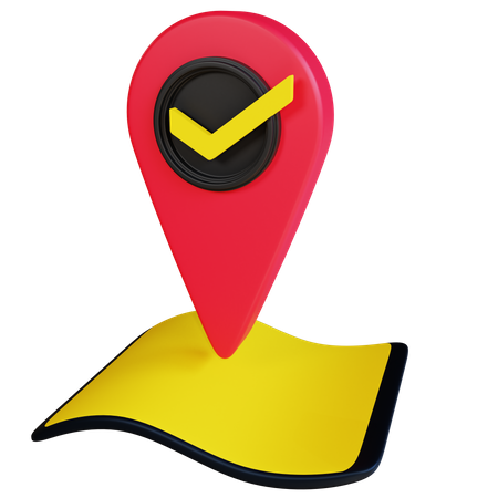 Verify Location  3D Icon