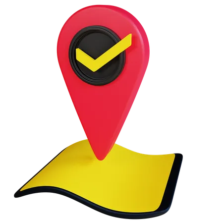 Verify Location  3D Icon