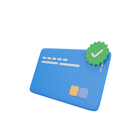 Verify payment 3D Icon