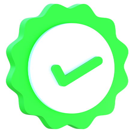 Verify Quality  3D Icon