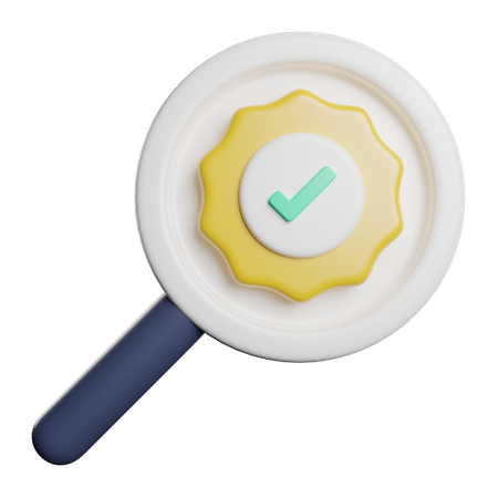 검색 확인  3D Icon