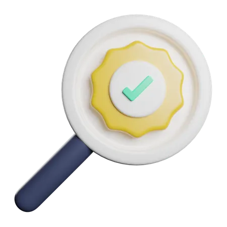 검색 확인  3D Icon