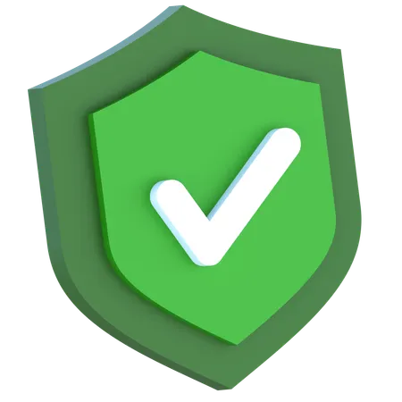 Verify Security  3D Icon