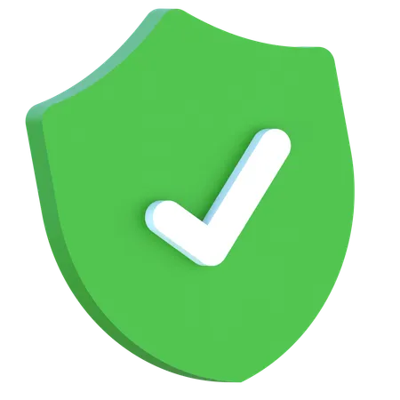 Verify Security  3D Icon