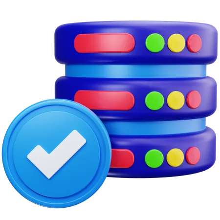 서버 확인  3D Icon
