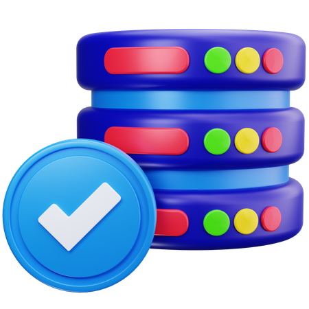 Verify Server  3D Icon