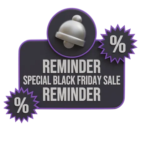 Verkaufserinnerung  3D Icon