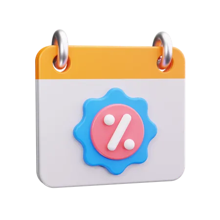 Verkaufskalender  3D Icon