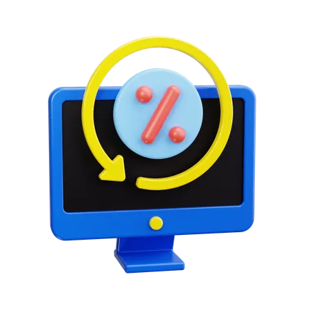 Verkaufsprozentsatz  3D Icon