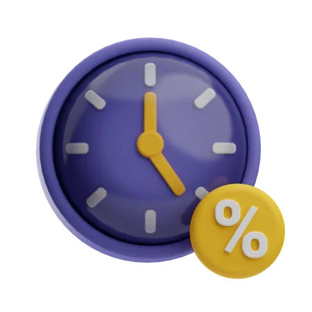 Verkaufszeit  3D Icon