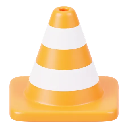 Verkehrskegel  3D Icon