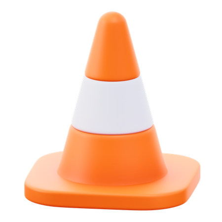 Verkehrskegel  3D Icon