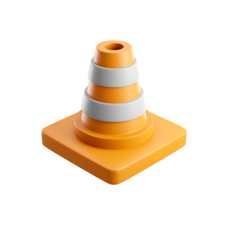 Verkehrskegel  3D Icon