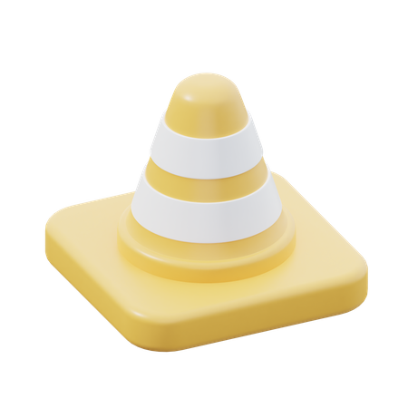 Verkehrskegel  3D Icon