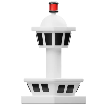 Verkehrskontrollturm  3D Icon