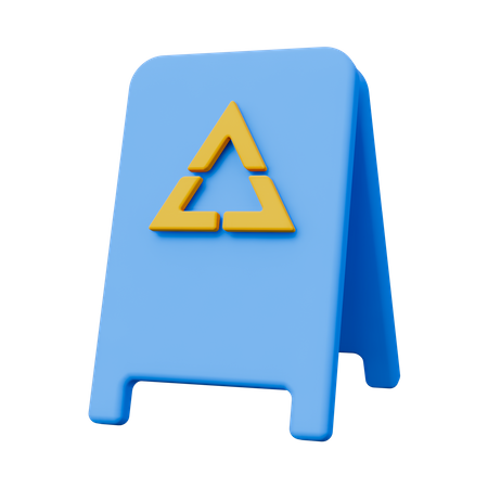 Verkehrstafel  3D Icon