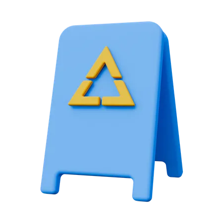 Verkehrstafel  3D Icon