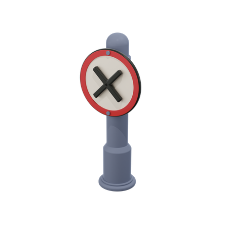 Verkehrsschild  3D Icon