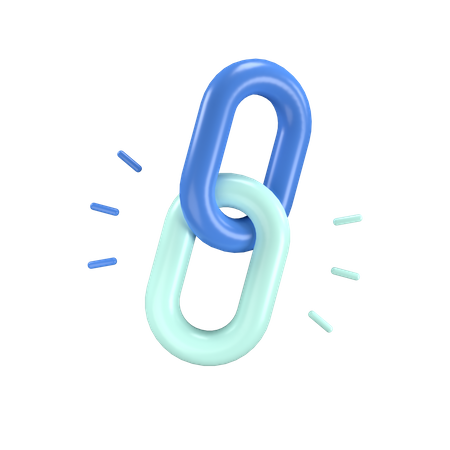 Verknüpfung  3D Icon
