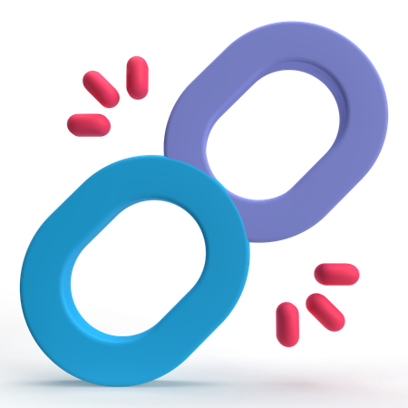 Verknüpfung  3D Icon