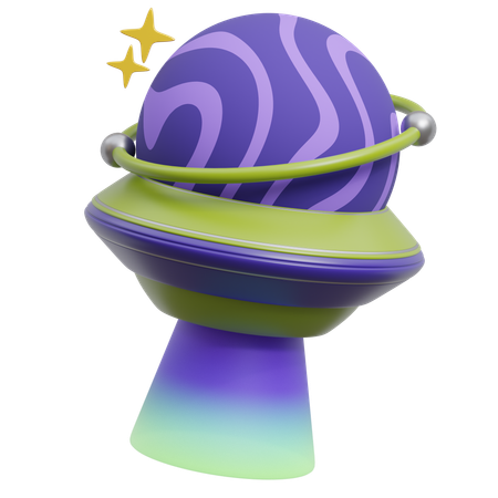 Im Weltraum verloren  3D Icon