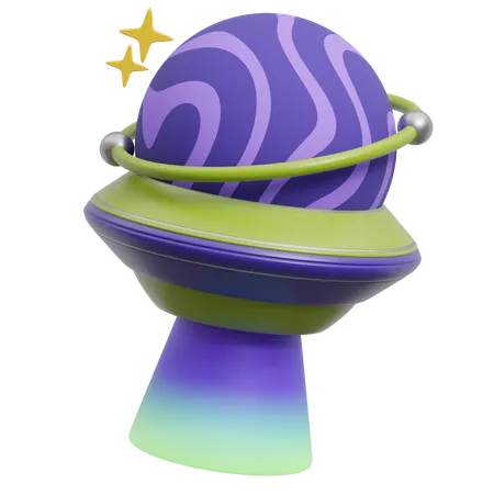 Im Weltraum verloren  3D Icon