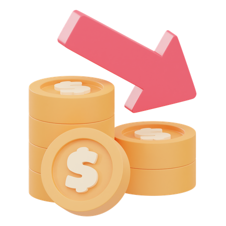Verlust  3D Icon