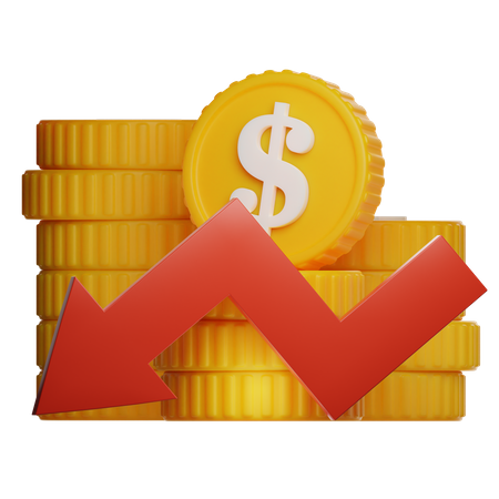 Verlustinvestition  3D Icon