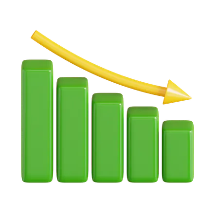 Verlustdiagramm  3D Icon