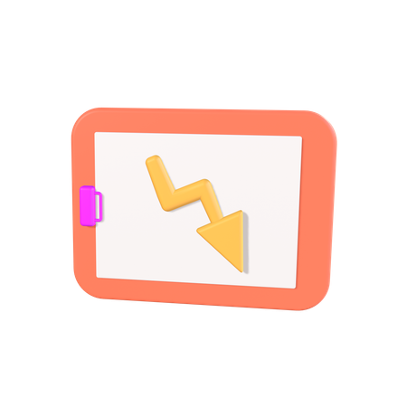 Verlustdiagramm  3D Icon