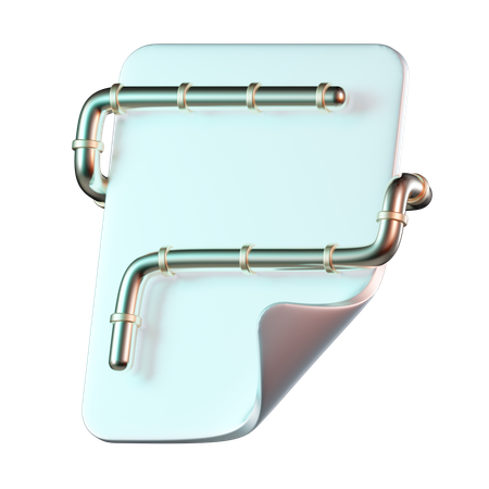 Verme de arquivo  3D Icon