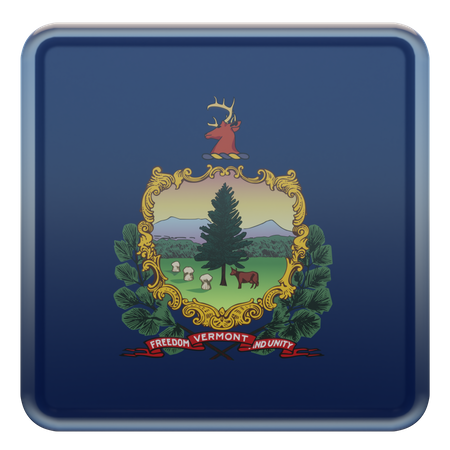 Vermont Flag  3D Flag