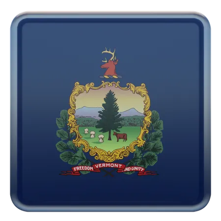 Vermont Flag  3D Flag